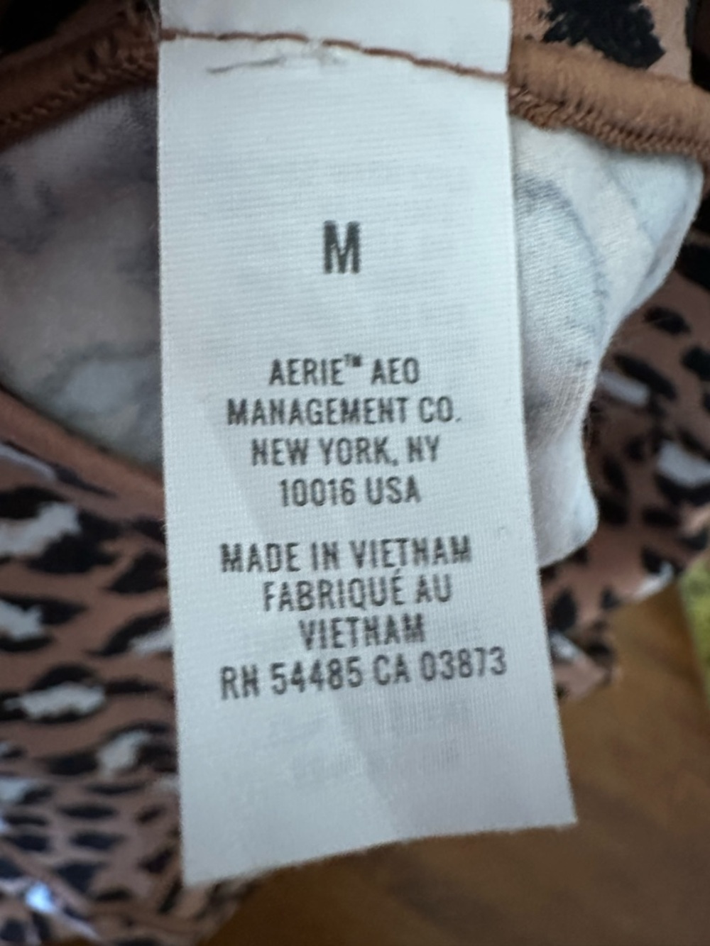 Aerie Leopard Print High-Waist Women’s Leggings - Brown size M - Picture 7 of 9
